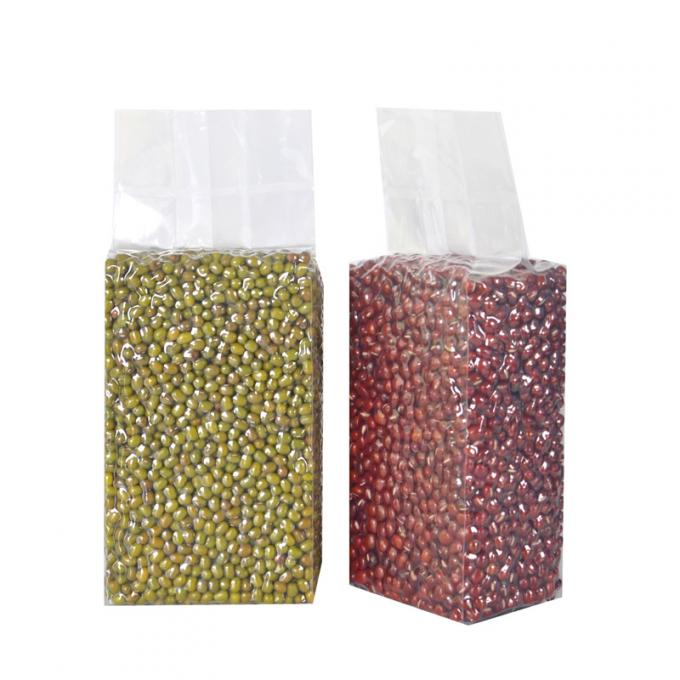 Op maat gemaakte transparante vacuümzak met diverse graan afdruk herbruikbaar offsetoppervlak voor voedsel industrieel gebruik 1
