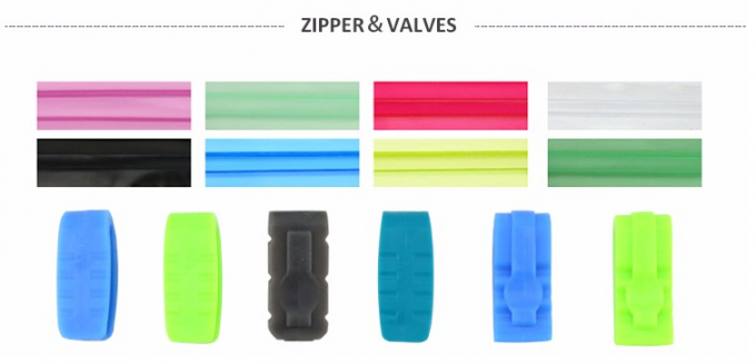 Op maat gemaakte reisvacuümzak Plastic verpakkingshandtas rolvacuümzak met rits voor bagage 9