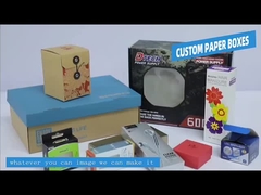 De Doos van fabrikantencustom packaging paper met de UVdruk van Logo Designs And voor Pakgiften