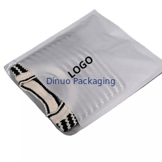 Aangepaste logo waterdichte kleding gestempeld pergamijn papieren zak witte verpakking zak envelop