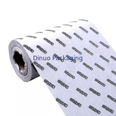 Recyclebare kerst witte papieren zakdoekje geschenkverpakking met aangepast logo
