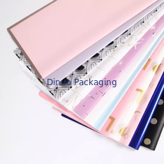 Aangepaste goudfolie houtpulp papieren zakdoekjes voor cadeau Rose goud