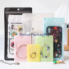 Gepersonaliseerde CPE PE Transparante Frosted Plastic Zip Lock Bag Mini Zip Pocket