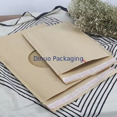 Op maat gemaakte honingraat gegalvaniseerd kussen Poly Mailer Padded Shipping Envelopes Kraft Paper Bubble Mailing Bags