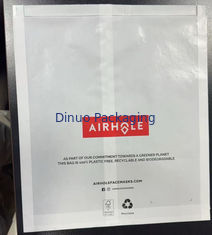 100% Biologisch Afbreekbare Zijvouw Papieren Zakken op Maat met Logo voor Kleding