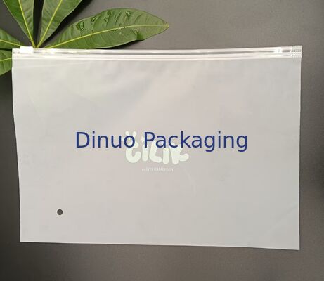 Milieuvriendelijke, voedselveilige, herbruikbare CPE-mat ritszakje voor kledingdocumenten