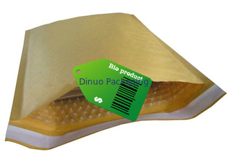 De gele Kraftpapier-Document Envelop van de Bellenomslag, 235x330mm #H de Zakken van Bellenmailer
