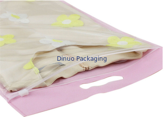 De Plastic pp Zak van het kledingstukpakket met Draagbare Handvat en Ritssluitingssluiting
