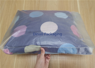 De duidelijke Verpakkende Zakken van pvc met Knoop voor Hoofdkussen en het Pakket van het Vier Stukkostuum