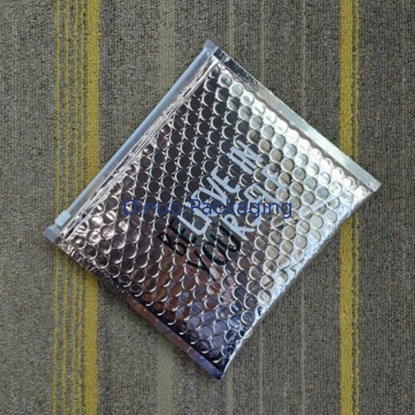 Poly Air Zip Lock Plastic Custom Bubble Mailing Bag Duidelijk gekleurd opblaasbaar met logo