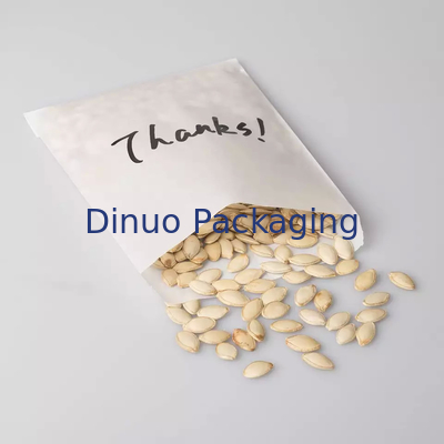 Aangepaste pergamijn papieren zak Cookie Popcorn Envelop 100% voedselveilig