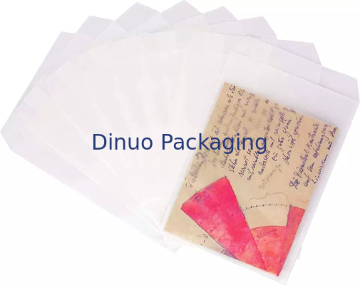 Aangepaste Pergamijn Papieren Enveloppen Voor Uitnodiging Trouwfoto's