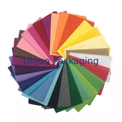 Aangepaste afdrukken rode blije kleur schoen cadeau dun 17g inpakpapier voor verpakking