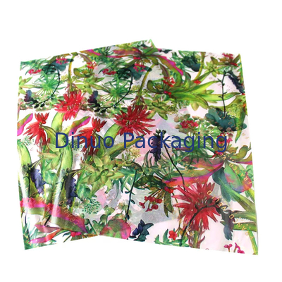 Geschenkverpakking Kleine papieren zakdoekjes Gekleurde ambachtelijke boeket bloemen inpakpapier