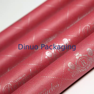 Aangepaste afdrukken rode blije kleur schoen cadeau dun 17g inpakpapier voor verpakking