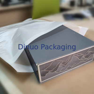 Op maat gemaakte recyclebare pergamijn papieren zak voor geschenkdoos met klep