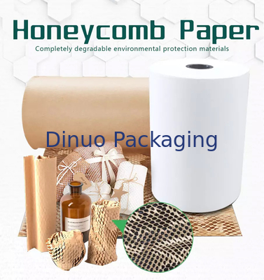 Recyclebaar honingraatpapier wikkelvel verpakking 50 cm breedte 100 m lengte