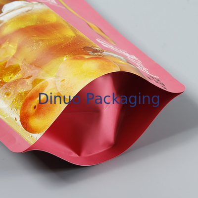 Het Spuitenzak Straw Fruits Juice Pouch Bag van de douane Biologisch afbreekbare Plastic Aluminiumfolie