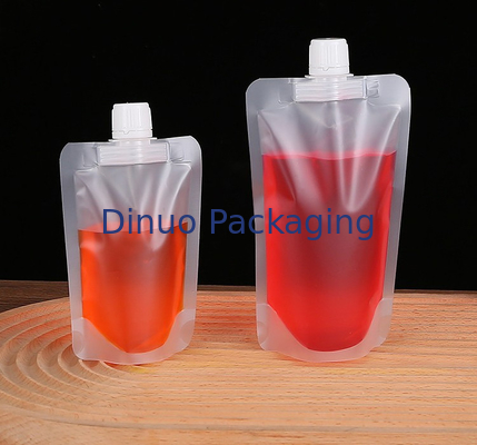 Spuit de douane Gedrukte Transparante Tribune van de Voedselrang Zak van het Zak omhoog de Plastic Drinkwater