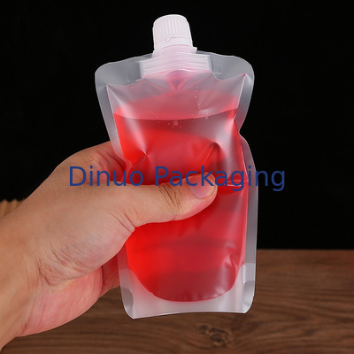 Spuit de douane Gedrukte Transparante Tribune van de Voedselrang Zak van het Zak omhoog de Plastic Drinkwater