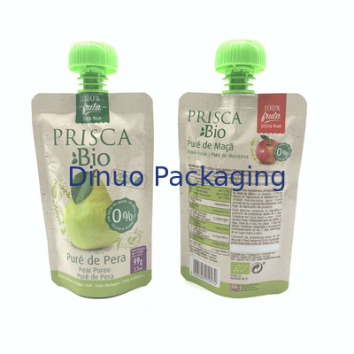 De organische van de de Samendrukkingsbaby van de Fruitpuree van het Voedselspuiten Zak Opnieuw te gebruiken Juice Beverage Doypack Bag