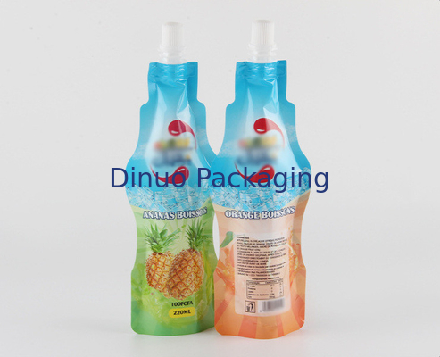 Spuit de douane Gedrukte Doypack-Tribune van de de Pijpaluminiumfolie van de Zakdrank Fles Gevormde omhoog Zak