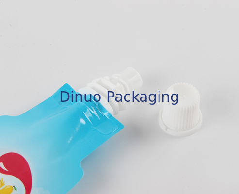 Spuit de douane Gedrukte Doypack-Tribune van de de Pijpaluminiumfolie van de Zakdrank Fles Gevormde omhoog Zak