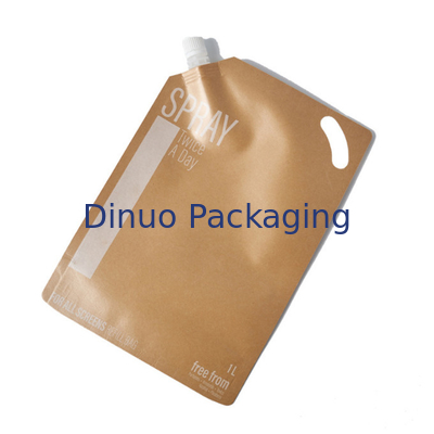 Het Document van parfumkraftpapier de Douane drukte van het de Aluminiumfolie omhoog Vloeibare Voedsel van Tribunezakken het Spuitenzak