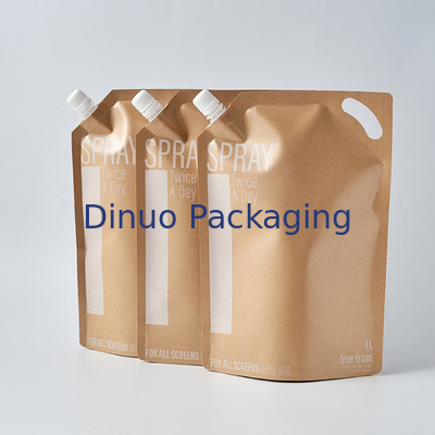 Het Document van parfumkraftpapier de Douane drukte van het de Aluminiumfolie omhoog Vloeibare Voedsel van Tribunezakken het Spuitenzak