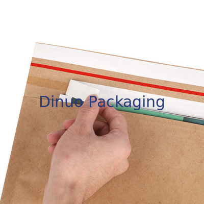 100% biologisch afbreekbare het Document van Kraftpapier Mailer de Kanten en de Bodemhoekplaat van de Zak Zelfklevende Verbinding