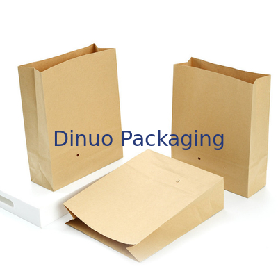 Van de het Brooddrager van douanelogo print deli food packaging Meeneem het Document van Kraftpapier Zakken