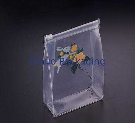 De zachte pvc-Transparante Kleur van Verpakkingszakken, de Zakken vriendschappelijke Eco van het Handdoekpakket