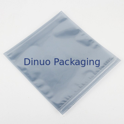 500PCS ESD de Beveiliging doet Ritssluiting/Open Zilver voor Antistatische Bescherming in zakken
