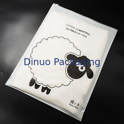 Recyclebare CPE-verpakkingszakken CPE/PVC/PE Ziplock kledingzak 17 X 20 cm