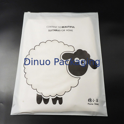 Recyclebare CPE-verpakkingszakken CPE/PVC/PE Ziplock kledingzak 17 X 20 cm