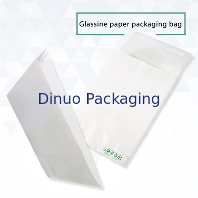 De Gravure die van douanelogo glassine paper pouch biodegradable Doorzichtige Document Zak drukken