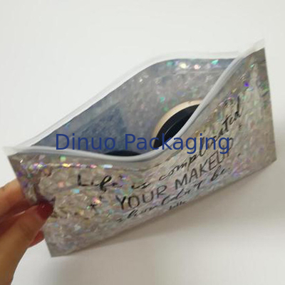 Kussing PVC Zipper Bubble Bag Cosmetische Bubble Mailer Ziplock Pouch