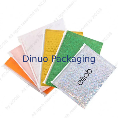 Hervergrendelbare PVC-plastic Zip Lock Bubble Bags Clear Bubble Zipper Mailer Bag