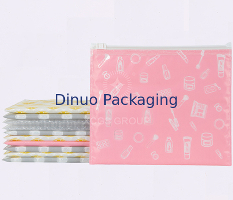 Hervergrendelbare PVC-plastic Zip Lock Bubble Bags Clear Bubble Zipper Mailer Bag