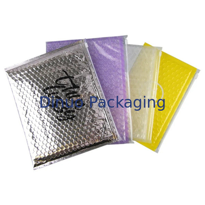 Custom PVC Plastic Bubble Padded Zip Lock Pocket Make-up Cosmetische Zipper Bubble Mailer