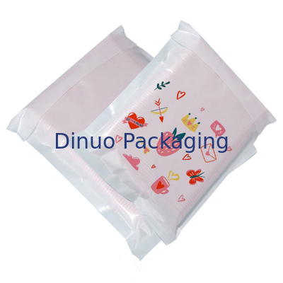 Op maat gedrukt logo biologisch afbreekbaar kledingglaspapier zak composteerbaar doorschijnend gewassen papier zak