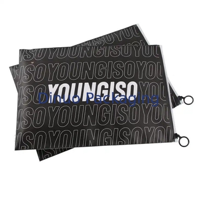 Custom Printed Logo CPE Plastic Slider Zipper Bags Voor Kleding Ondergoed T-Shirt Verpakking