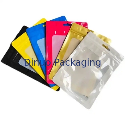 Gepersonaliseerde CPE PE Transparante Frosted Plastic Zip Lock Bag Mini Zip Pocket