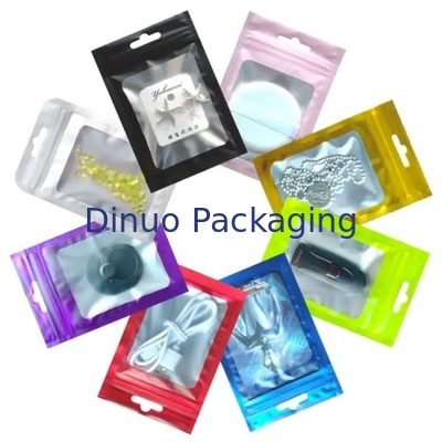 Gepersonaliseerde CPE PE Transparante Frosted Plastic Zip Lock Bag Mini Zip Pocket