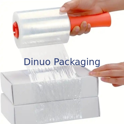 Blauwe Stretch And Shrink Film Breedte 20cm / 50cm / 100cm Ontworpen met plastic handvat