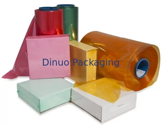 Omzet Stretch And Shrink Film in rode kleur gemaakt van 100% maagdelijk materiaal