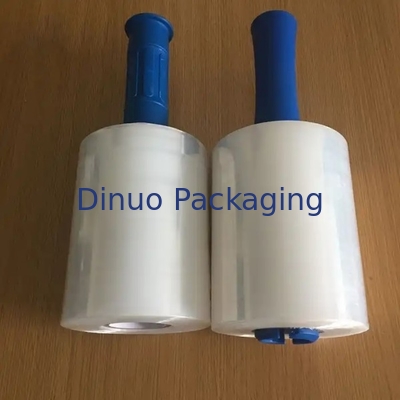 Aanpasbare witte LLDPE rek- en krimpfilm ontworpen met plastic handvat