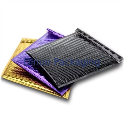 Verpakking Holografische bubbel enveloppen Postzakken Metalen Poly Holografische bubbelmailers