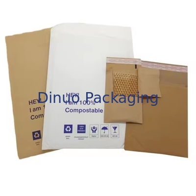 Composteerbare honingraat gepolst Kraftpapier Express Enveloppe Biologisch afbreekbaar Schokbestendig Mailers Verzendingsmailzakken