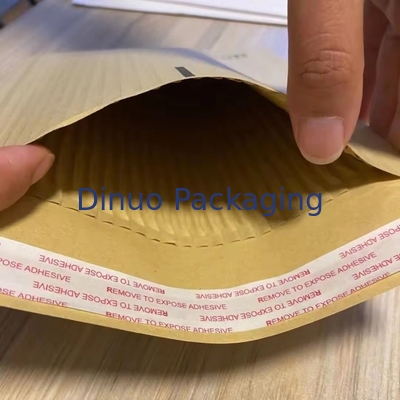 Op maat gemaakte honingraat gegalvaniseerd kussen Poly Mailer Padded Shipping Envelopes Kraft Paper Bubble Mailing Bags
